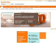 Tablet Screenshot of empresas.bankinter.com